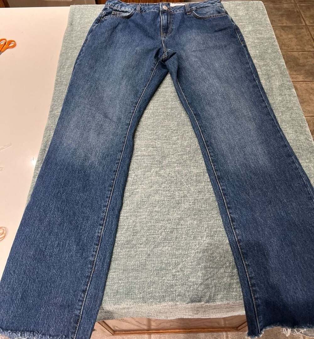 Noisy May Sanja Straight Fit Normal Waist Blue Jeans Size 31x32 medium wash